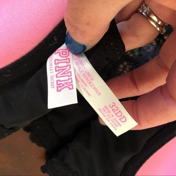 PINK Victoria’s Secret Date Padded Push Up Bra size 32 DD - Picture 9 of 9